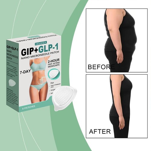1-5 X Nano Micro-needle Patch -GIP-GLP-1 Patch Unisex Slimming Microneedle Patch - Picture 4 of 21