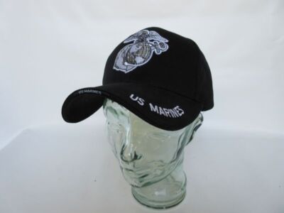 US Army ''US Marines'' Baseball Cap USMC Insignia Marine Corps WWII Nam D-Day WK2