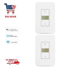 2Pack Smart WIFI Dimmer Switch works with Amazon Alexa, Echo, Google Assistant