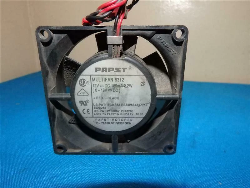 PAPST 8312 MultiFan 12VDC 185mA 2,2W - Imagem 4 de 4