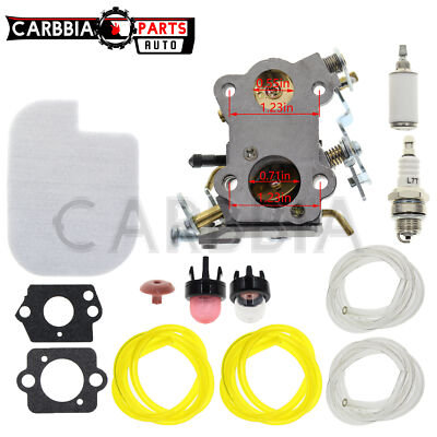 For Poulan PP3816 16-Inch 16'' 38cc 2 Cycle Gas Powered Chain Saw Carburetor Full
