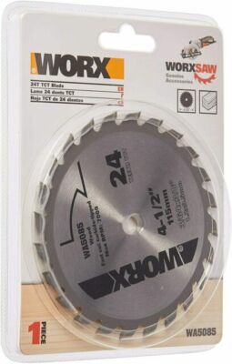 New Worx 24t TCT Circular Saw Blade WA5085 4 1/2'' Carbide Tipped 