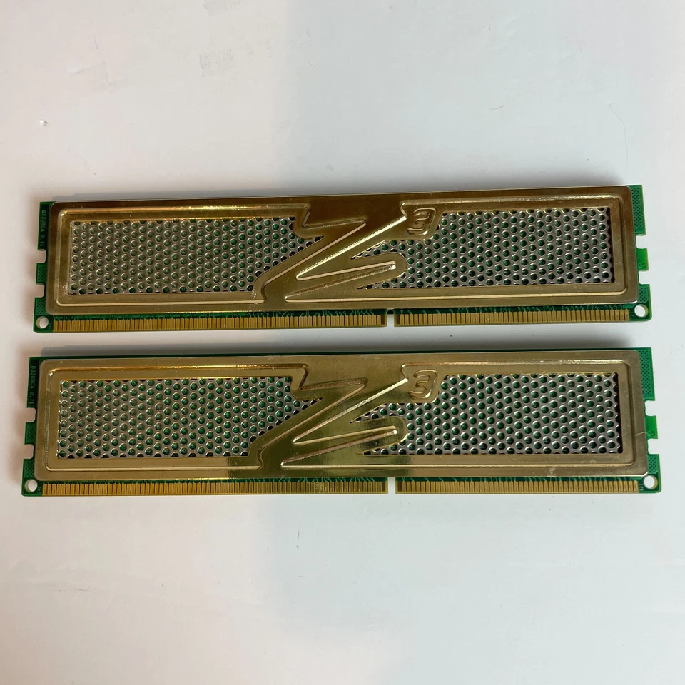 OCZ 2X DDR3-1333 1GB Duel Ch Gold Series RAM Memory - Image 3 of 3