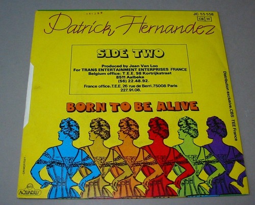 Patrick HERNANDEZ (SP 45t 7") Born to be alive - Picture 2 of 2