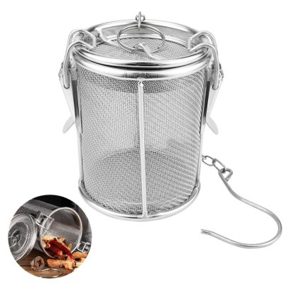 #ad Stainless Steel Mesh Filter Tea Strainers Soup Seasoning Separation Basket Te... $33.69