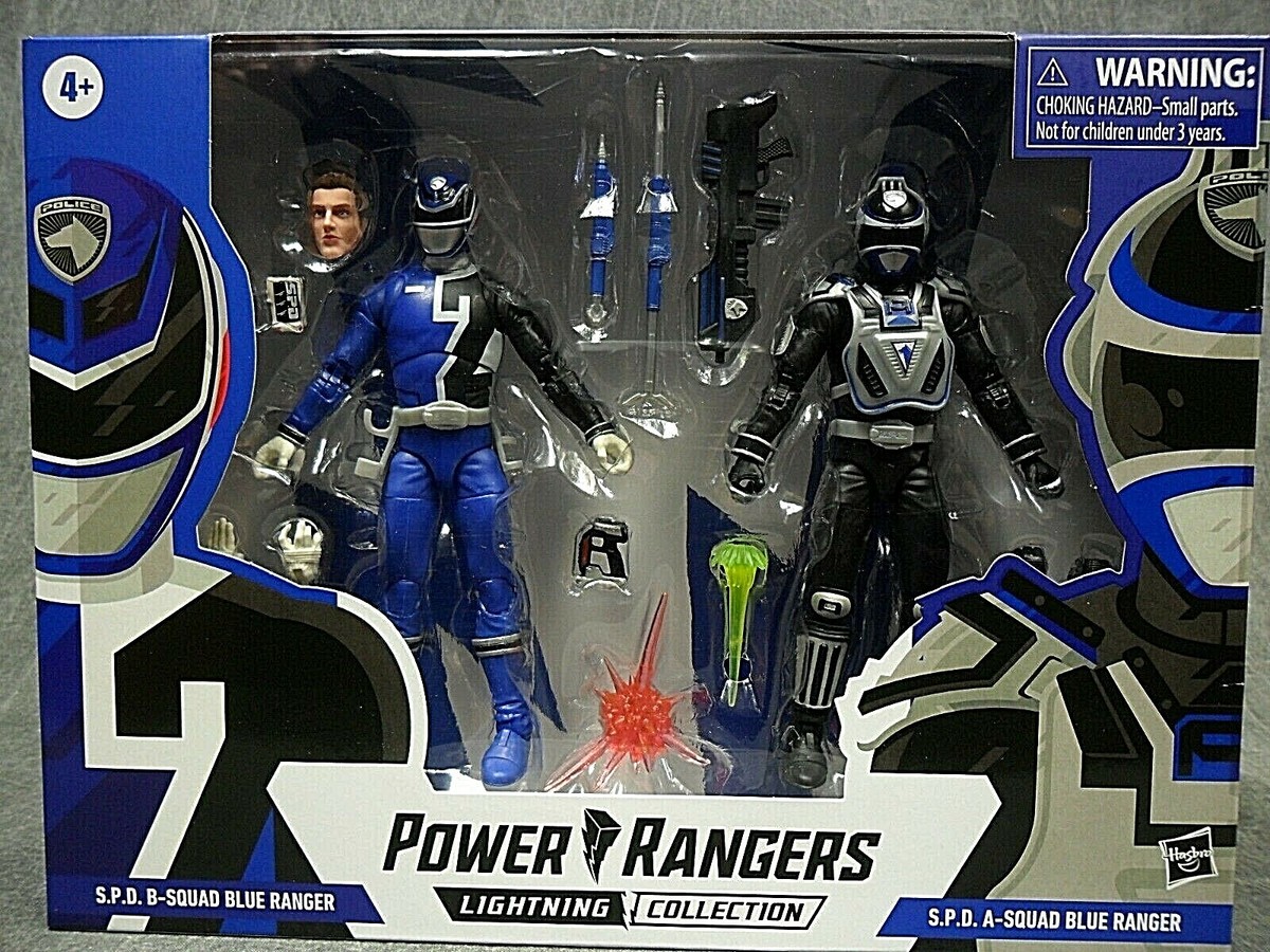 Power Rangers NEW * S.P.D. Squad A and B Blue Rangers