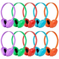 Kids Headphones Bulk 10 Pack for Classroom SchoolWholesale Earphones Class Se...