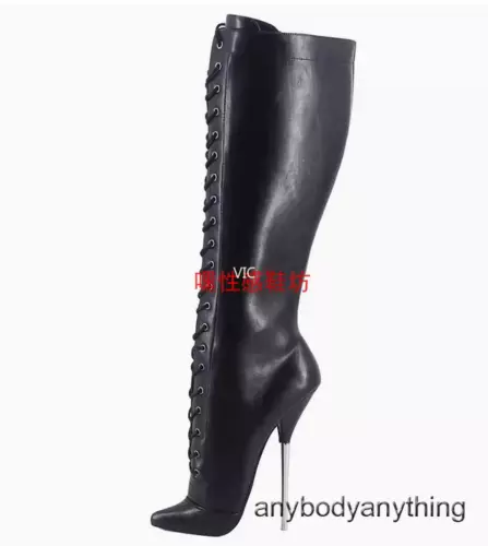 High Heel Stiletto Heel Fetish Platform Knee High Ballet Boots Womens Mens Shoes - Picture 21 of 27