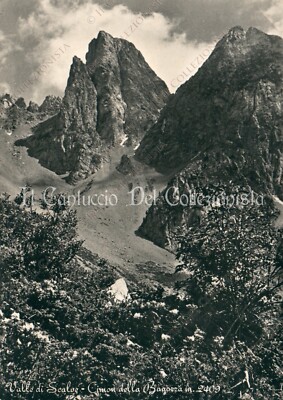 1957 VALLE DI SCALVE Cimone della Bagozza Bergamo Postcard