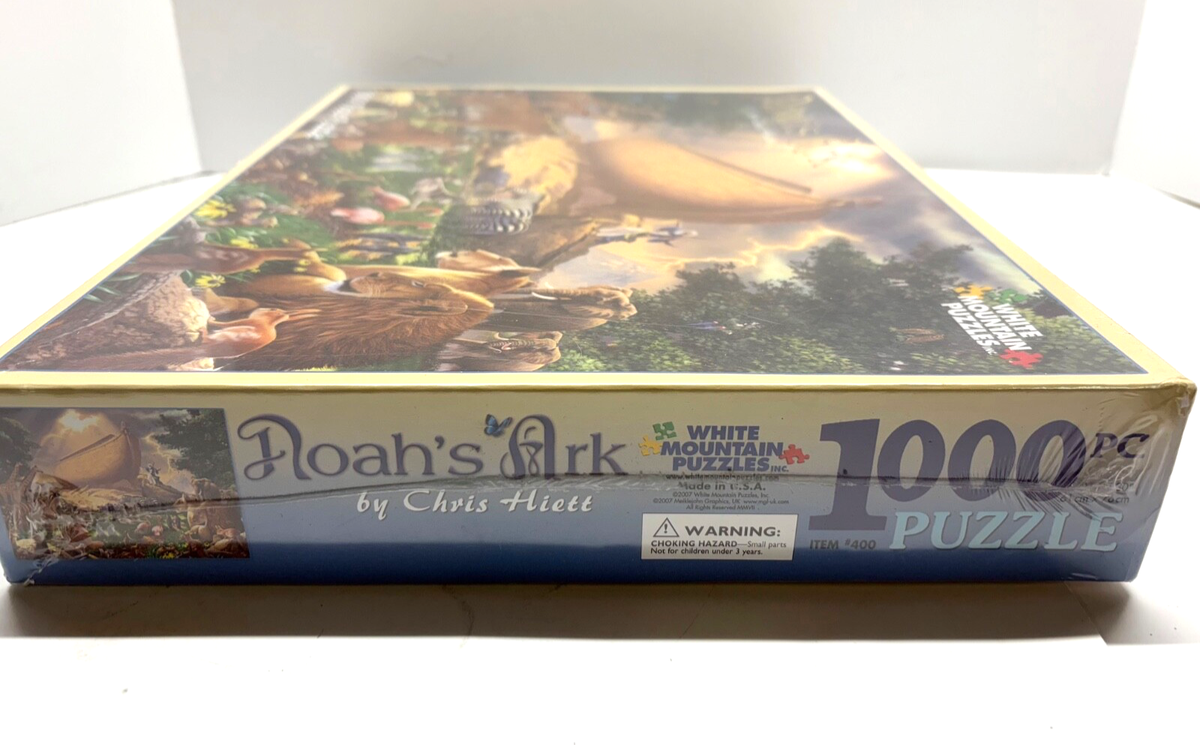 NOAH'S ARK RARE WHITE MOUNTAIN PUZZLE #400 by CHRIS HIETT 2007