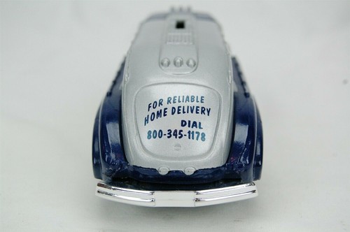 ERTL Eastwood 1939 39 Dodge Airflow Series II Blue Diecast Metal Bank - Picture 5 of 7