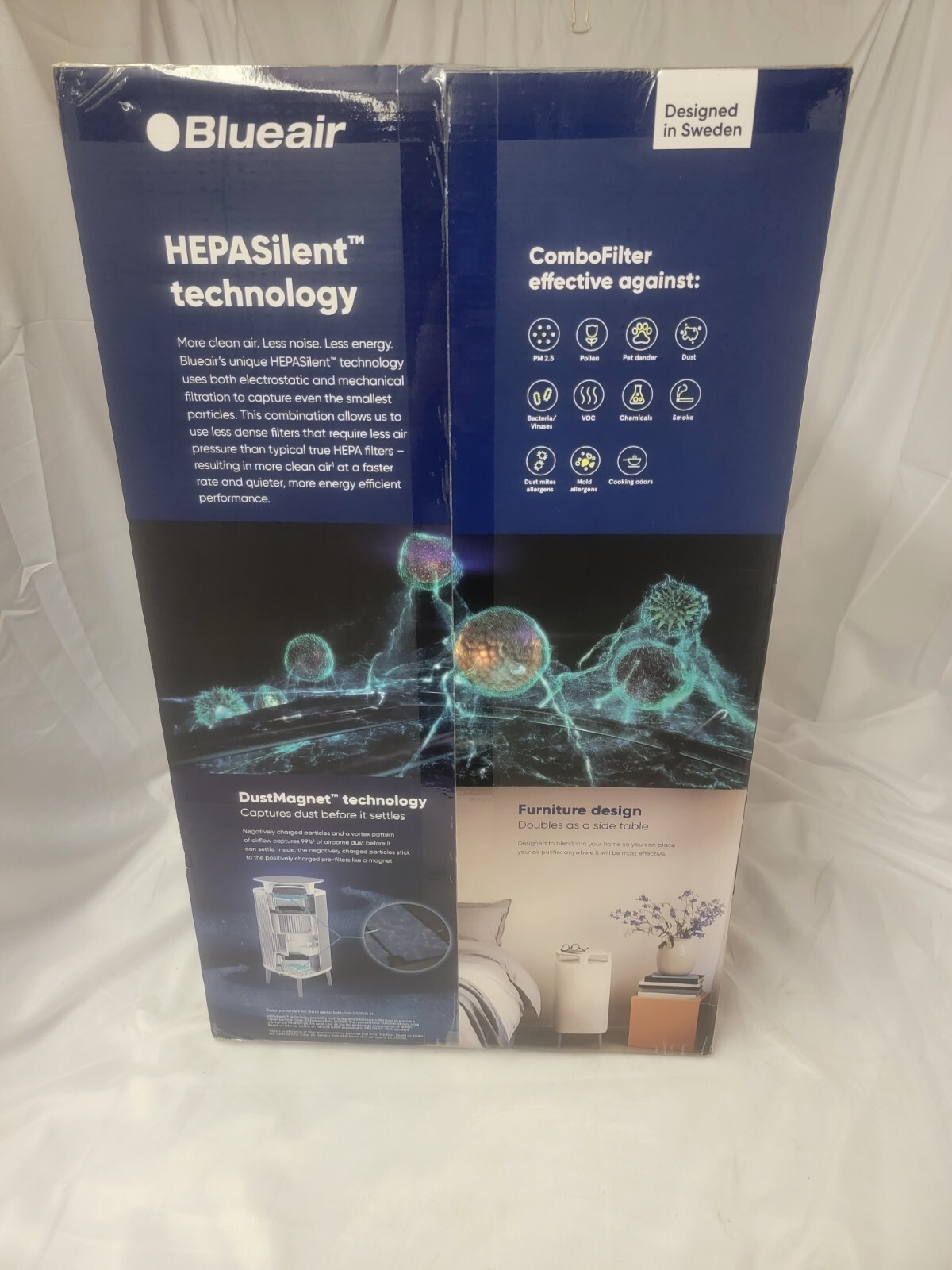 Blueair 5410i Tabletop Air Purifier Large Room up to