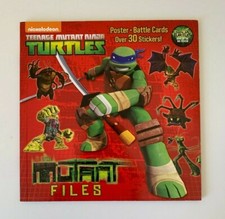 Libro de tarjetas adhesivas TMNT Teenage Mutant Ninja Turtles The Mutant Files (PB, 2017)