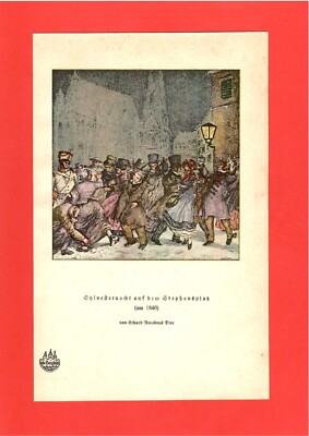 Sylvesternacht Stephansplatz   (Erhard Amadeus Dier)   [BS-161]