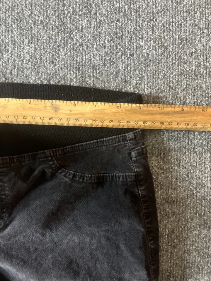 Pantalones Boston Proper para mujer talla 8 negros de gamuza elásticos desteñidos Foto 3 de 4