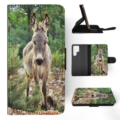 FLIP CASE FOR SAMSUNG GALAXY|DONKEY MULE HORSE HINNY #1