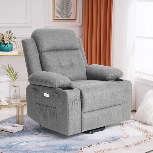 Power Lift Chair for Elderly ,Recliner Chair with Heating and Massage,USB Ports - Picture 31 of 44