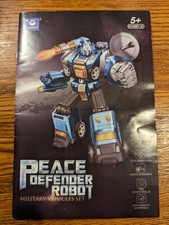 Peace Defender Robot Military Vehicles Set - 5 in 1 Robot Kit
