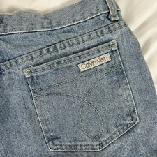 Vintage Calvin Klein Jeans Sport blue high rise mom denim MADE IN THE USA 32