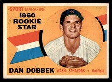 1960 Topps Baseball 123 Dan Dobbek EX/MT d2
