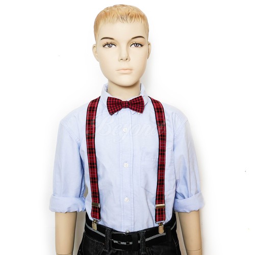 bow tie & suspender set for new born Baby Toddler Kids Boys Girls - Picture 7 of 232