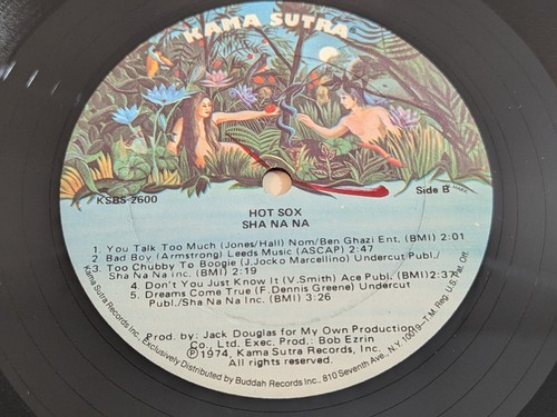 Lot of 2 Sha Na Na Hot Sox / On Stage Vinyl LP Records 1970's Rock 'n Roll - Imagen 16 de 17
