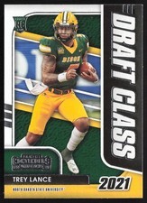 2021 Panini Contenders Draft Picks Draft Class Trey Lance #7 State Bison