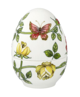 Fitz and Floyd Ei-Dose Edler Rosenduft 12,50 cm by Goebel 0221  Osterei