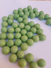 150 BIGLIE DI VETRO Verdi Da 16mm. BELLISSIME e RARE..Anni 70-80-90.