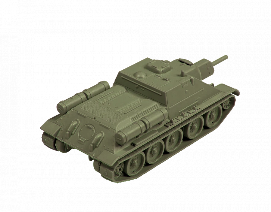 ZS6281 1/100 Soviet Self Propelled Gun SU-122 - Immagine 4 di 4