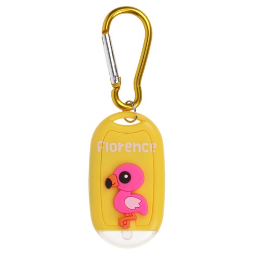 Kids Personalised Torch Keyring Novelty Mini LED Toy Light Carabiner Name Animal - Picture 131 of 370