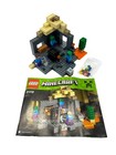 Lego 21119 Minecraft The Dungeon Complete Steve Zombie Manual Minifigures 2015
