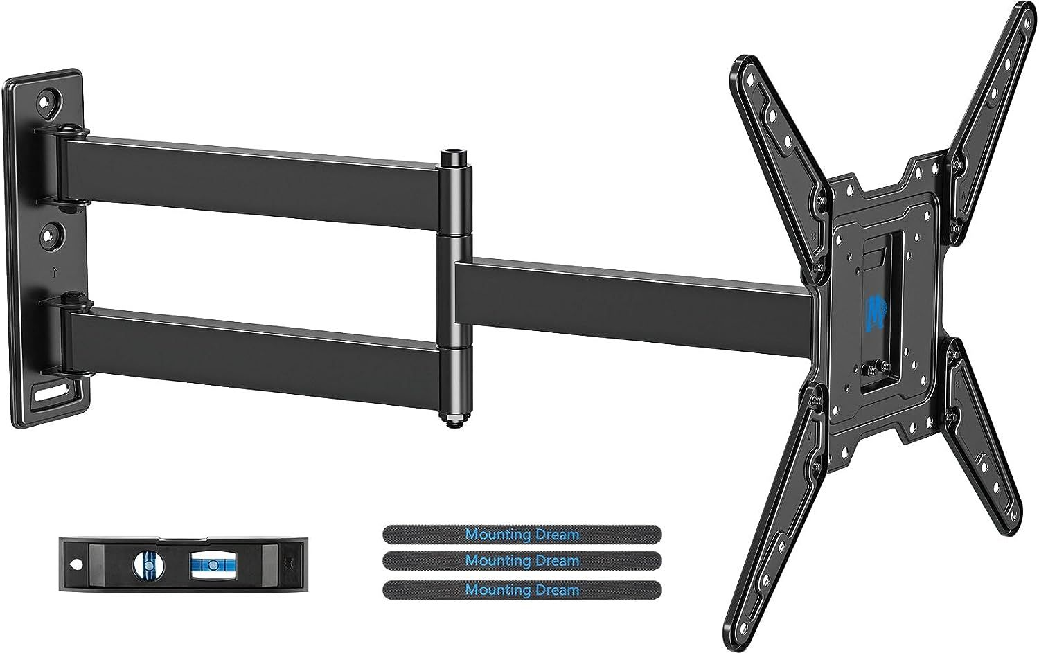 Mounting Dream Long Arm TV Wall Mount for Most 26-65 Inch TVs, 30 Black