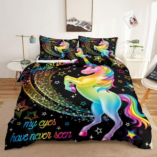 Animal Unicorn Duvet Cover Bedding Set 
