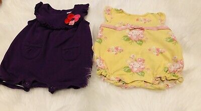 Gymboree TROPICAL PETALS Baby Girls size 3 6 m 1 piece Bubble Romper NWT U PIC