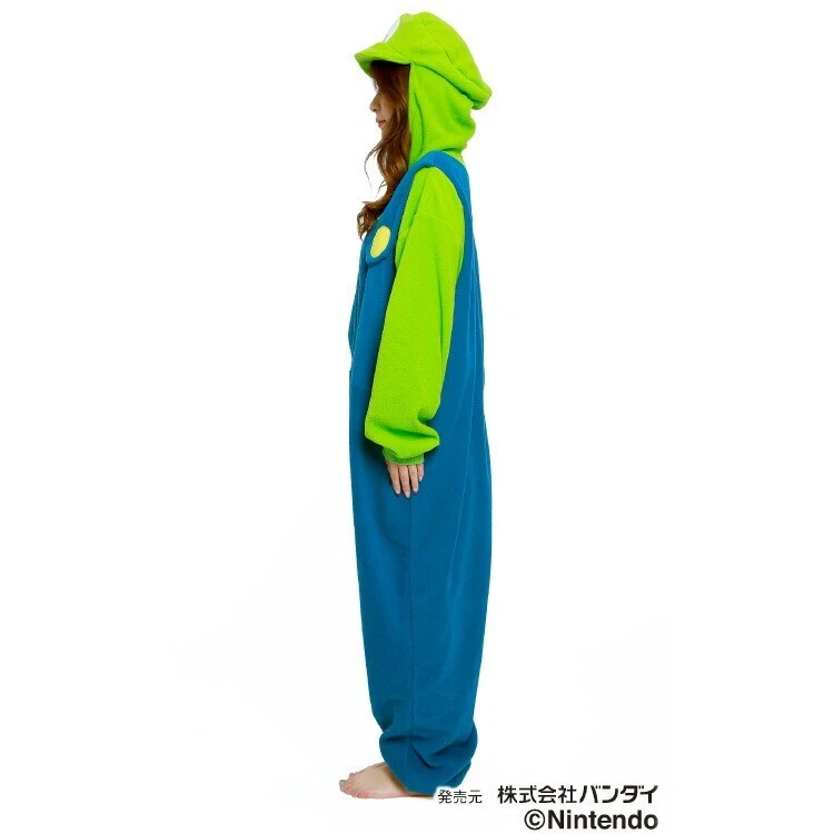 SAZAC Super Mario Bros Luigi Kigurumi Adulto Gratis Talla Única Disfraz Juegos con disfraces Foto 4 de 4