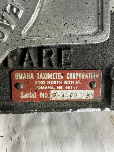 VTG Omaha Taximeter Corp Taxi Cab Meter Vacant Time Or Mileage Swing Arm Analog - Picture 3 of 10