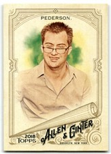 2018 TOPPS ALLEN & GINTER CHAMP PEDERSON LOS ANGELES DODGERS #43