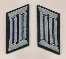 WW2 German collar tab patch set heer wehrmacht medical officer insignia uniform