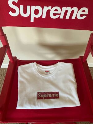Supreme Swarovski Box Logo Tee White Medium | eBay Supreme Swarovski Box Logo Tee White Medium | eBay