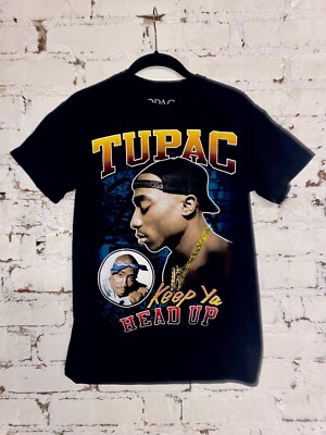 トップス ka na ta 17years shirt size2 Tupac Keep Ya Head Up Graphic T-shirt, Size Small Men's | eBay