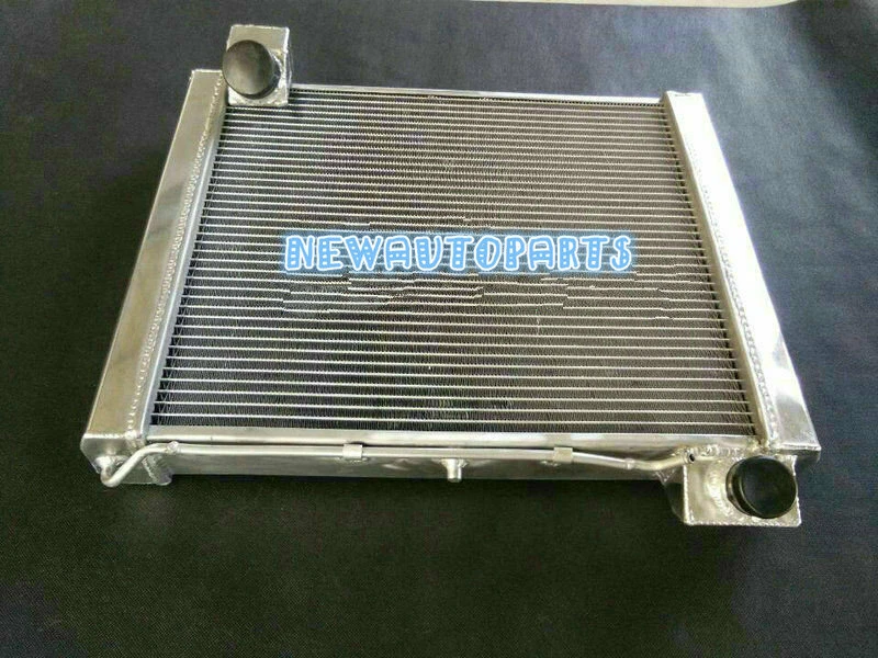 Radiador de aluminio de 3 filas + cubierta + ventilador para Chevy Chevrolet Corvette MT 1961-1962 Foto 3 de 4