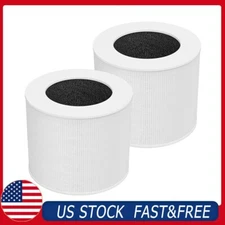 (2) Core Mini-RF True HEPA H13 Filter Replace for LEVOIT Core Mini Air Purifier
