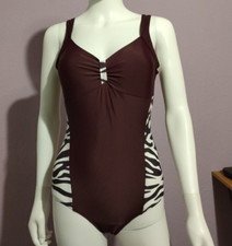 Swimsuit Animal Print Panel by Bonprix Size 12 RRP  27