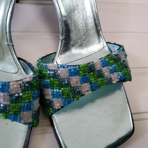 Zapatos de salón para mujer Giuseppe Zanotti con cuentas tacones deslizantes talla 35 - Imagen 7 de 12