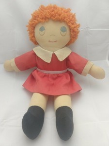 red yarn hair doll