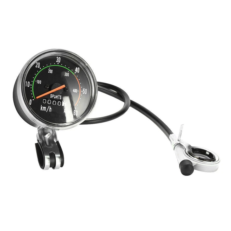 Old School Style Bicycle Speedometer Analog Odometer Classic Style For Bike UK - Image 4 of 4
