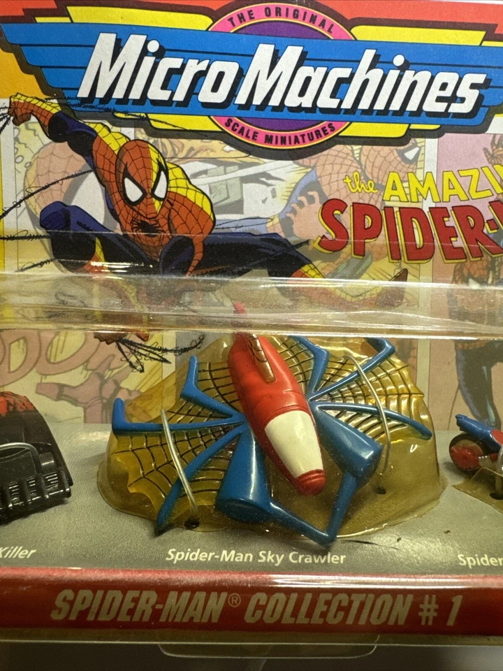 Micro Machines Spider-Man Collection #1 The Amazing Spider-Man Miniatures 1993 Foto 2 de 4