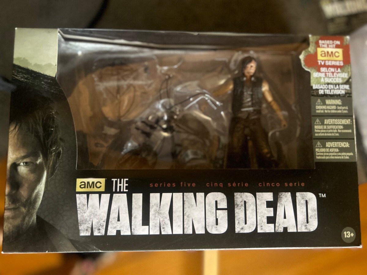 Mcfarlane Toys The Walking Dead TV Deluxe Box Set Daryl Dixon with Chopper
