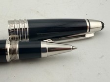 Rare Montblanc John F. Kennedy JFK Great Characters Blue Rollerball Pen MINT